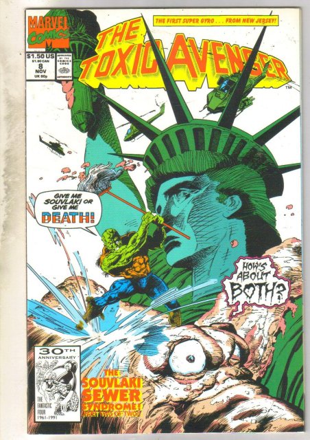 The Toxic Avenger #8 comic book near mint 9.4