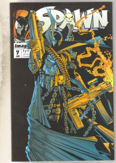 Spawn #7 comic book near mint 9.4