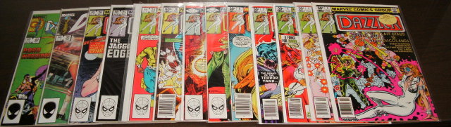 Dazzler comic book assortment of 13 different