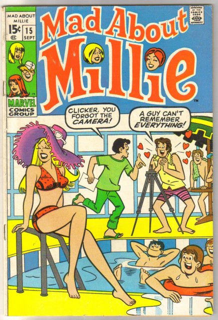 Mad About Millie #15 comic book fine/very fine 7.0