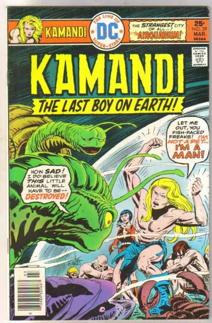 Kamandi The Last Boy on Earth! #39 comic book very fine/near mint 9.0