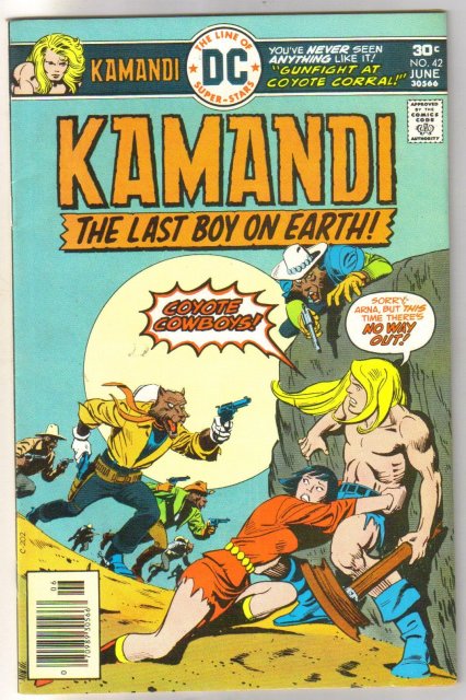 Kamandi The Last Boy on Earth! #42 comic book very fine/near mint 9.0