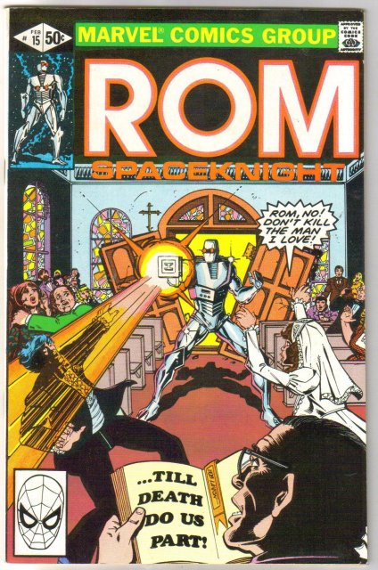 Rom Spaceknight #15 comic book near mint 9.4