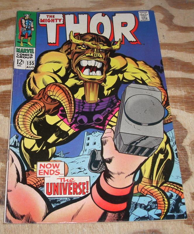 Thor #155 comic book fn 6.0