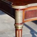 Brass inlaid writing table
