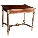 Brass inlaid writing table