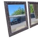 Large Pair of Mirrors with Bevelled Glass