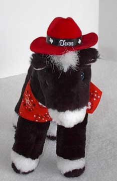 Small Plush Texas Pony with Coyboy Hat