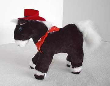 Small Plush Texas Pony with Coyboy Hat