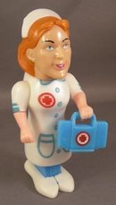 Unique Pez Nurse with Nurse Body Parts