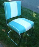 Vintage Turquoise & White Daystrom Retro Dinette Table & Chairs