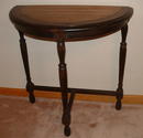 Antique Kiel Furniture Co. Half Moon Side Table