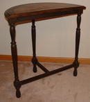 Antique Kiel Furniture Co. Half Moon Side Table