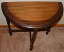 Antique Kiel Furniture Co. Half Moon Side Table