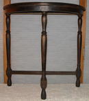 Antique Kiel Furniture Co. Half Moon Side Table