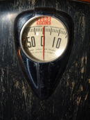 Wonderful Mid-Century Borg Bathroom Scale, Circa 1941