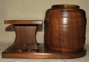 Vintage Dunhill / Deco Walnut Humidor Pipe Stand