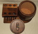 Vintage Dunhill / Deco Walnut Humidor Pipe Stand
