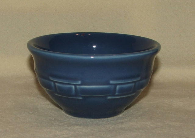 Longaberger Pottery Cornflower Blue Small Dessert Bowl