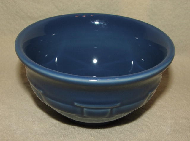 Longaberger Pottery Cornflower Blue Small Dessert Bowl