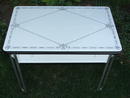 Antique Porcelain Kitchen / Cottage Table with Pull-Out Leaves
