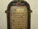 Charming Antique Buzza Company Motto Plaque 