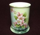 Antique Handpainted Limoges France Porcelain Toothpick Holder