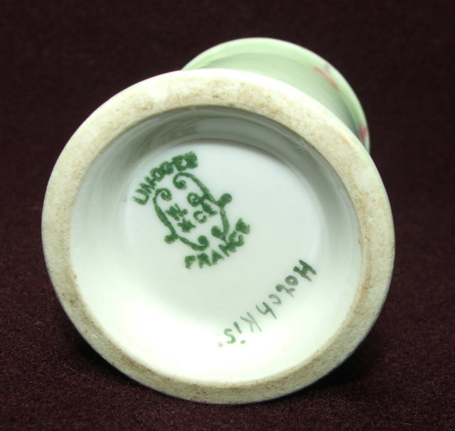 Antique Handpainted Limoges France Porcelain Toothpick Holder