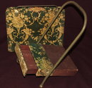 Antique Victorian Velvet Photo Album & Stand 