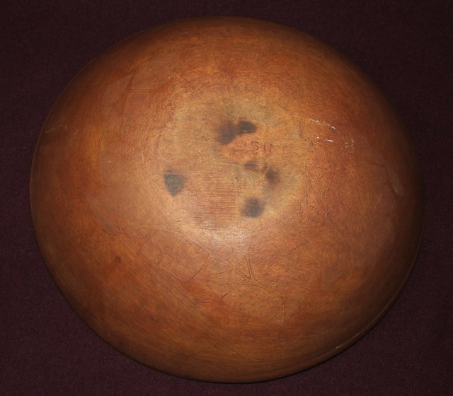 Large Early Munising Wooden Sugar Maple  Dough Bowl
