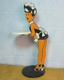 Silent Butler ~ French Maid End Table