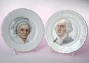 George and Martha Washington Plates