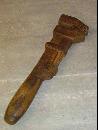 Vintage Stronghold P. S. & W Company Iron & Wooden Wrench
