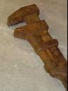 Vintage Stronghold P. S. & W Company Iron & Wooden Wrench