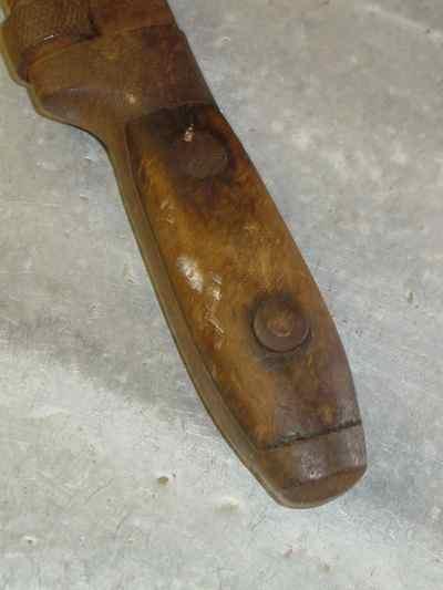 Vintage Stronghold P. S. & W Company Iron & Wooden Wrench
