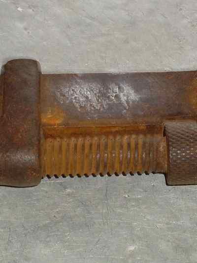 Vintage Stronghold P. S. & W Company Iron & Wooden Wrench