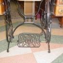 Antique Oak Cabinet Domestic Treadle Sewing Machine Model 3