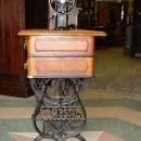 Antique Oak Cabinet Domestic Treadle Sewing Machine Model 3