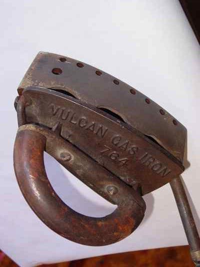 W M. Crane Company Antique Vulcan Gas Iron 764