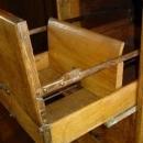 Antique Quarter Sawn Tiger Oak 4 Drawer File Cabinet