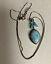 Sterling Silver Larimar /Blue Topaz Necklace