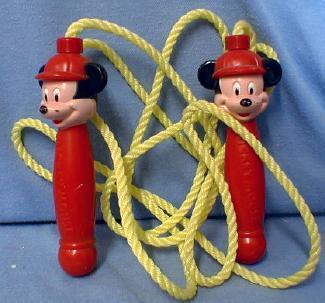 Walt DISNEY Mickey Mouse Jump Rope - Vintage toys