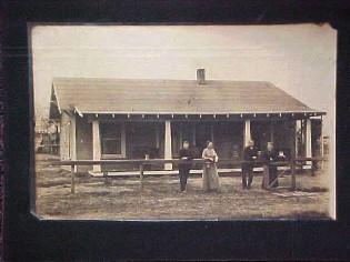 1900 Hitching Rail Fence Photo- Paper