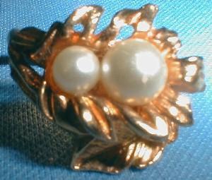  PEARL Burst Ring Large - Estate Jewelry