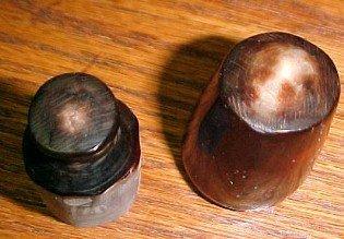 Old Animal Horn Thimble Case - Sewing