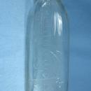 vintage MENNEN BABY Bottle - Antique Glass Baby in Sailboat Molded Glass
