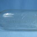 vintage MENNEN BABY Bottle - Antique Glass Baby in Sailboat Molded Glass