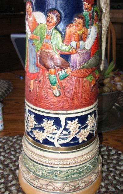 German Master STEIN - Simon Peter Gerz - Antique Stoneware pottery