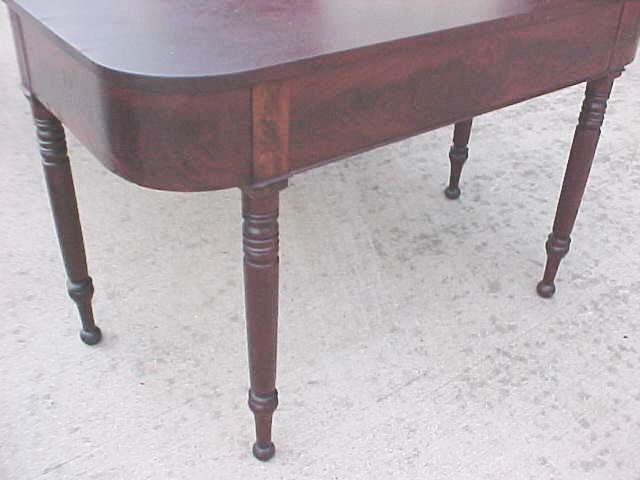 Early Mahogany Banquet Ends Dining Table