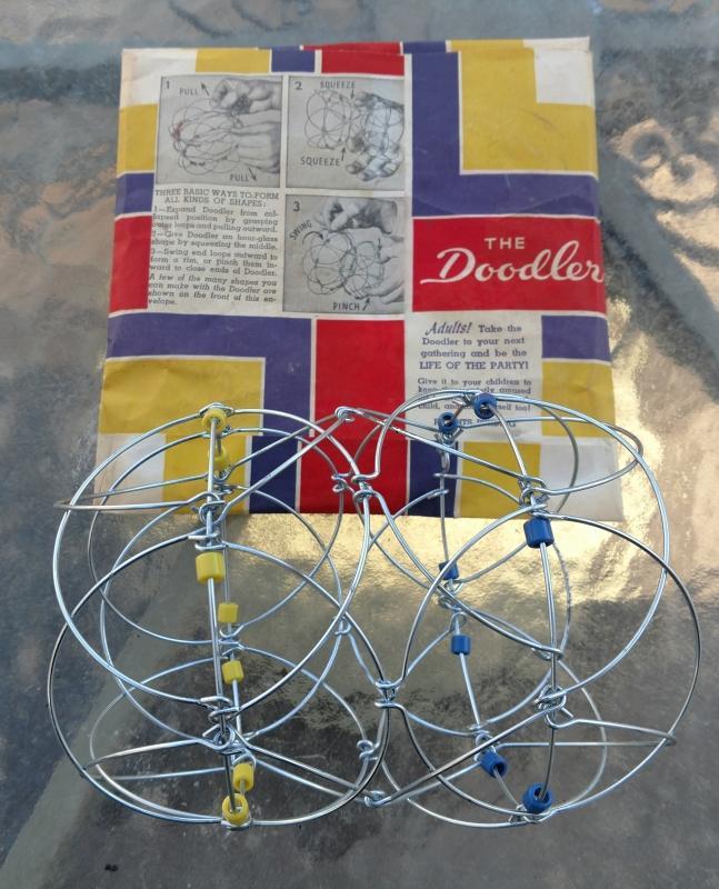 Doodler Burma Inspired Sculpture Toy Retro Era Party Pastime Kenner Products Cincinnati Ohio Original Bag